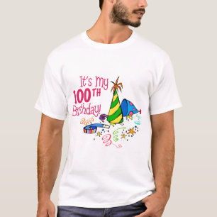 It's My 100th Birthday (Party Hats) T-Shirt