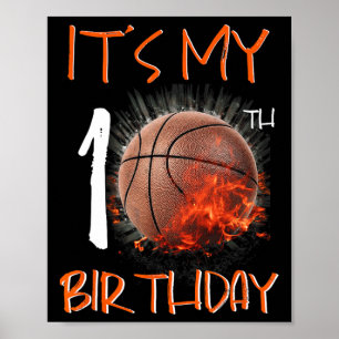 It's My 10th Birthday Bysketbyll Poster