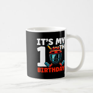 It's My 10th Birthday Hockey Player 10 Years Old K Coffee Mug