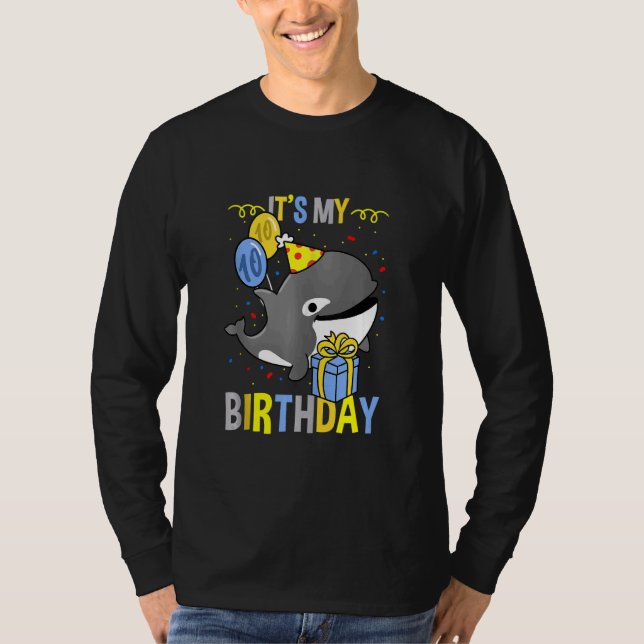 Its My 10th Birthday Orca Tank Top (Front)