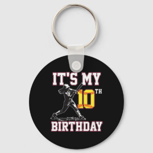 It's My 10th Birthday Softll Girl 10 Year Old Part Key Ring