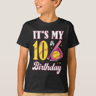 It's My 10th Birthday Softll Girl 10 Year Old Part T-Shirt