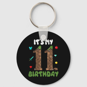 Its My 11th Birthday Funny 11 Yrs Old Video Gamer Key Ring