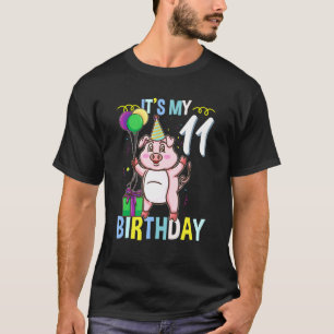 Its My 11th Birthday Pig T-Shirt