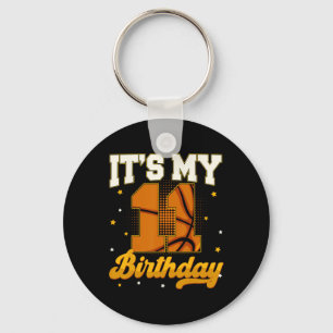 Its My 11th Birthday Sketll Boy 11 Years Old Gifts Key Ring