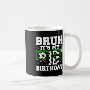 It's My 12th Birthday Boy Soccer 12 Years Old  Coffee Mug