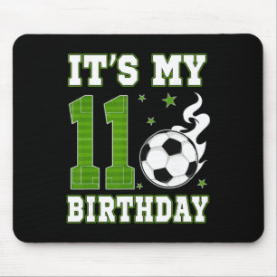 It's My 12th Birthday Boy Soccer 12 Years Old Mouse Mat