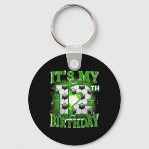 Its My 12th Birthday Boys Soccer 12 Years Old Part Key Ring