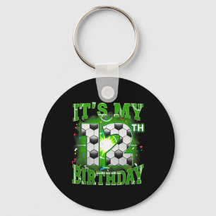 Its My 12th Birthday Boys Soccer 12 Years Old Part Key Ring