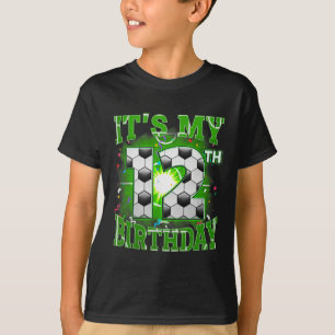 Its My 12th Birthday Boys Soccer 12 Years Old Part T-Shirt