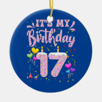 It's My 17th Birthday Girl Doughnut Happy 17