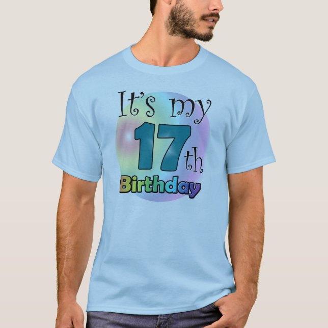 It's my 17th Birthday T-Shirt (Front)