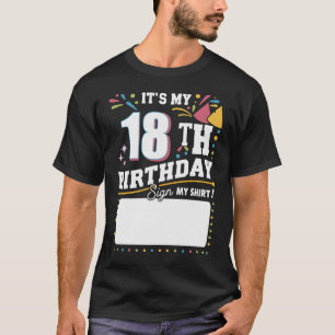 It's My 18th Birthday 18 Years Old Birthday Party T-Shirt