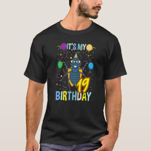 Its My 19th Birthday Bug Entomology T-Shirt
