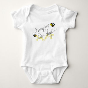 Its My 1st Bee Day first Birthday Baby Bodysuit