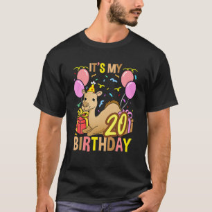 Its My 20Th Birthday Camel Dromedary T-Shirt
