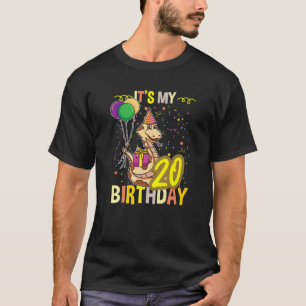 Its My 20Th Birthday Snake Reptile Lover T-Shirt
