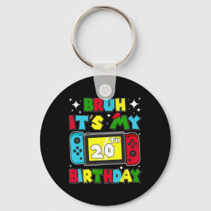 It's My 20th Birthday Video Game 20 Years Old Birt Key Ring