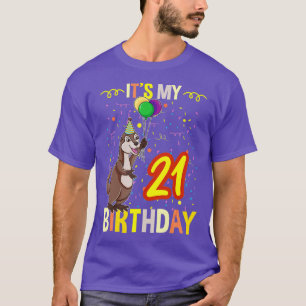 Its My 21st Birthday Sea Otter T-Shirt