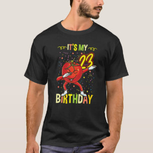 Its My 23rd Birthday Dabbing Tomato T-Shirt