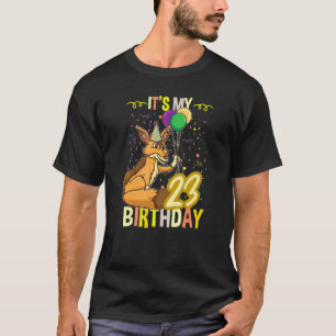 Its My 23rd Birthday Jackal Animal T-Shirt