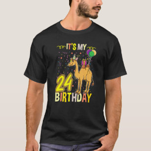 Its My 24th Birthday Camel Dromedary T-Shirt