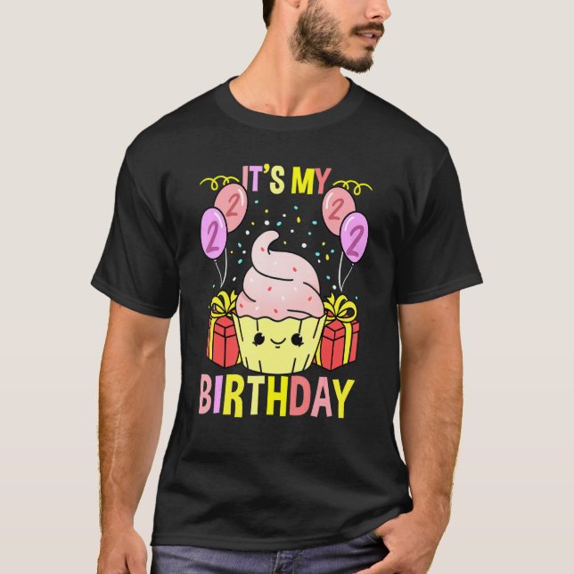 Its My 2nd Birthday Cupcake T-Shirt (Front)