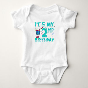 It's My 2nd Birthday Cute Baby Bodysuit