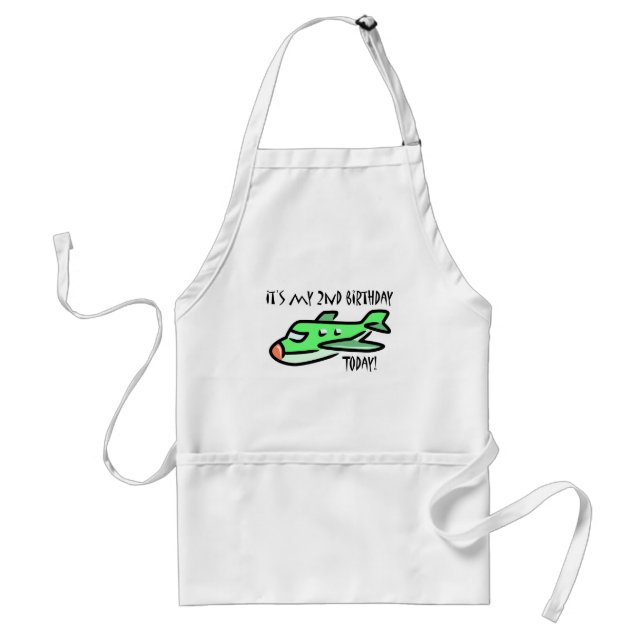 It's My 2nd Birthday Today Standard Apron (Front)
