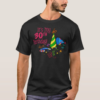 It's My 30th Birthday (Party Hats) T-Shirt