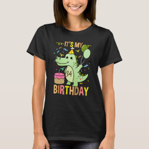 Its My 34th Birthday Crocodile Alligator T-Shirt