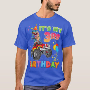 It's My 3rd Birthday 3 Year Old Dinosaur Monster C T-Shirt