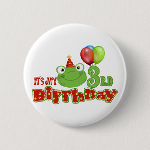 It's My 3rd Birthday 6 Cm Round Badge