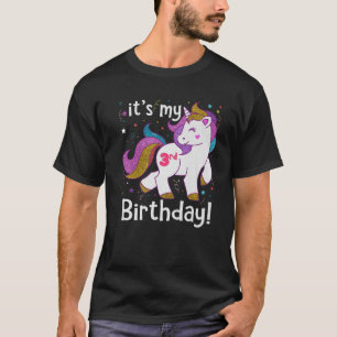 Its My 3Rd Birthday Princess Unicorn 3 Years Old B T-Shirt