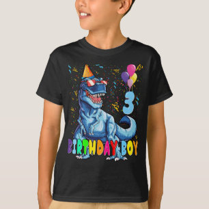 It's My 3rd Birthday Shirt Dinosaur Party for 3 ye