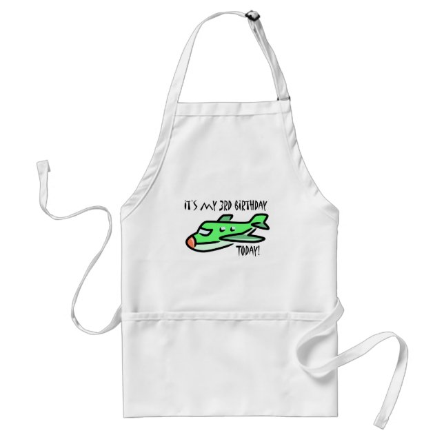 It's My 3rd Birthday Today Standard Apron (Front)