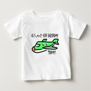 It's My 4th Birthday Today Baby T-Shirt