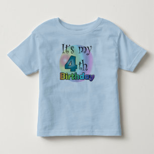 It's my 4th Birthday Toddler T-Shirt