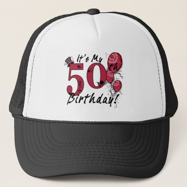 It's my 50th birthday grunge hat (Front)