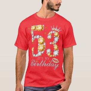 It's My 53th Birthday Queen 53 Years Old Shoes Cro T-Shirt