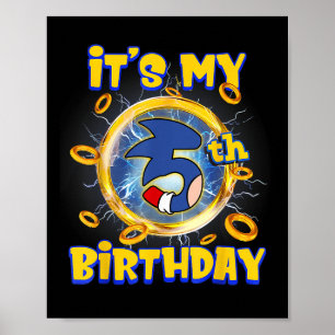 Its My 5th Birthday Boy Family Matching Party Funn Poster