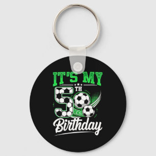 It's My 5th Birthday Boy Soccer Ball 5 Year Old Nu Key Ring