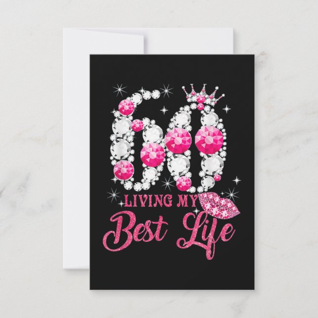 It's My 60th Birthday Queen 60 Years Old Card (Front)