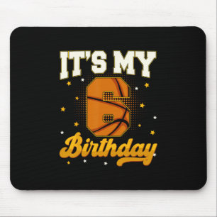 Its My 6th Birthday Sketll Boy 6 Years Old Gifts T Mouse Mat