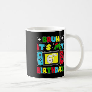 It's My 6th Birthday Video Game 6 Years Old Birthd Coffee Mug