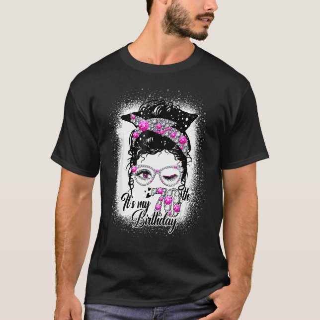 It's My 70th Birthday Queen 70 Years Old Diamond H T-Shirt (Front)