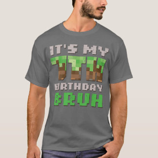 Its My 7th Birthday Bruh Piel Gamer 7 Bday Gaming T-Shirt