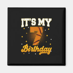 Its My 7th Birthday Sketll Boy 7 Years Old Gifts T Magnet