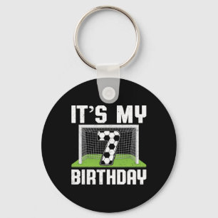 It's My 7th Birthday Sports Soccer Lover 7 Years O Key Ring
