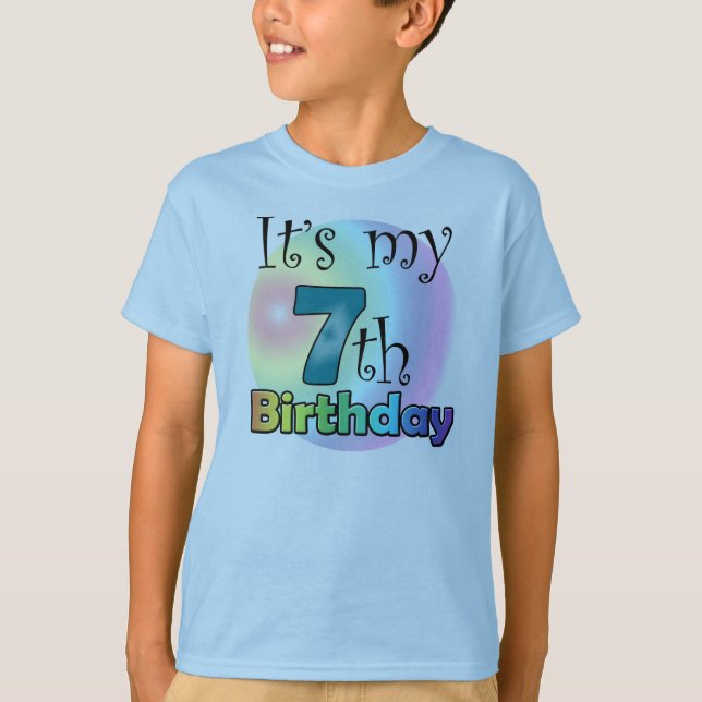 It's my 7th Birthday T-Shirt (Front)